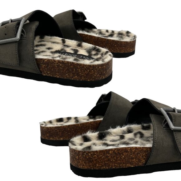 Sole Society Faux Fur Sandals NWT (7 M) - Picture 12 of 16